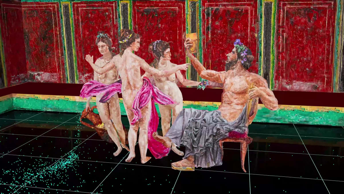 Dionysus and the 3 Graces