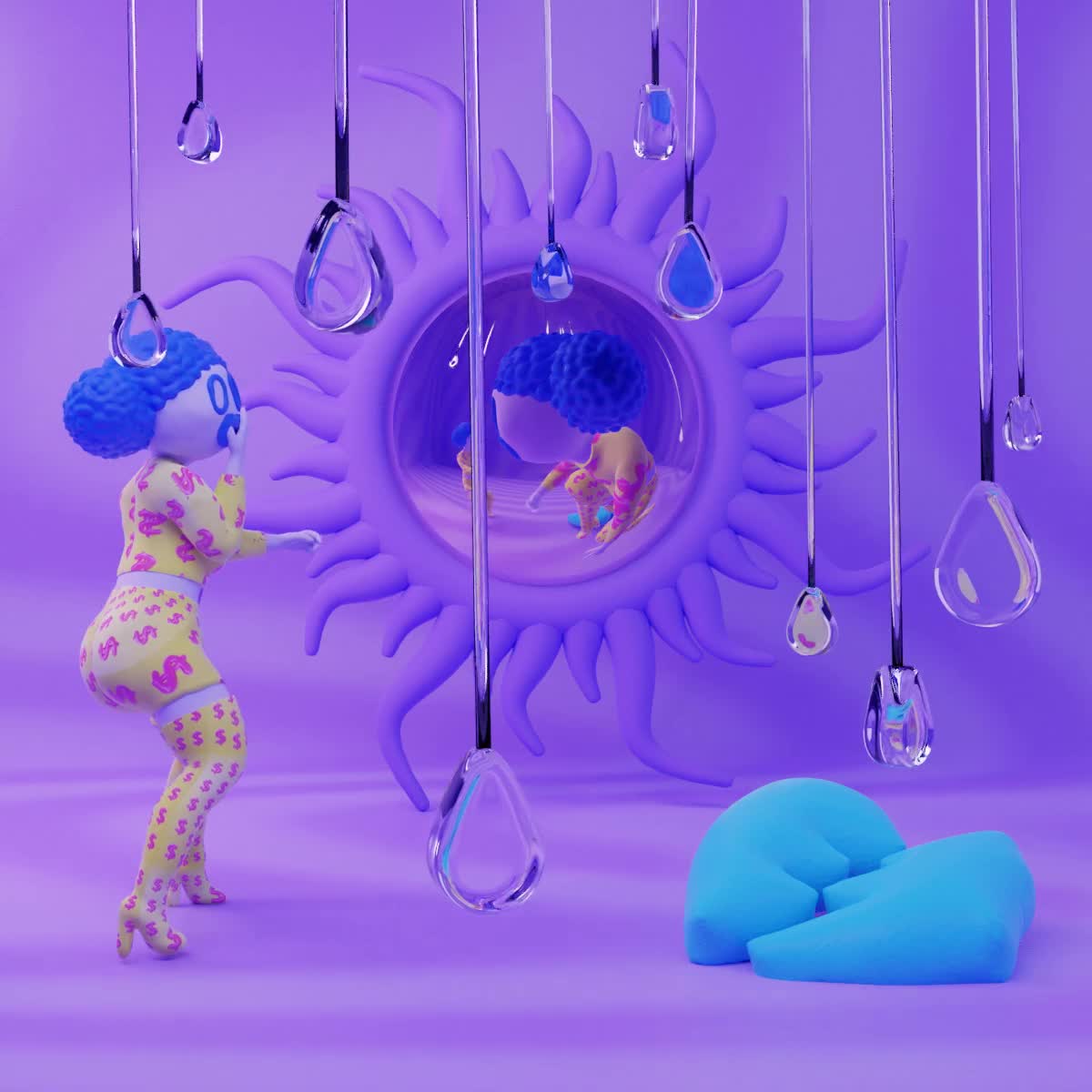 Polly Focket's mirror of dissociation