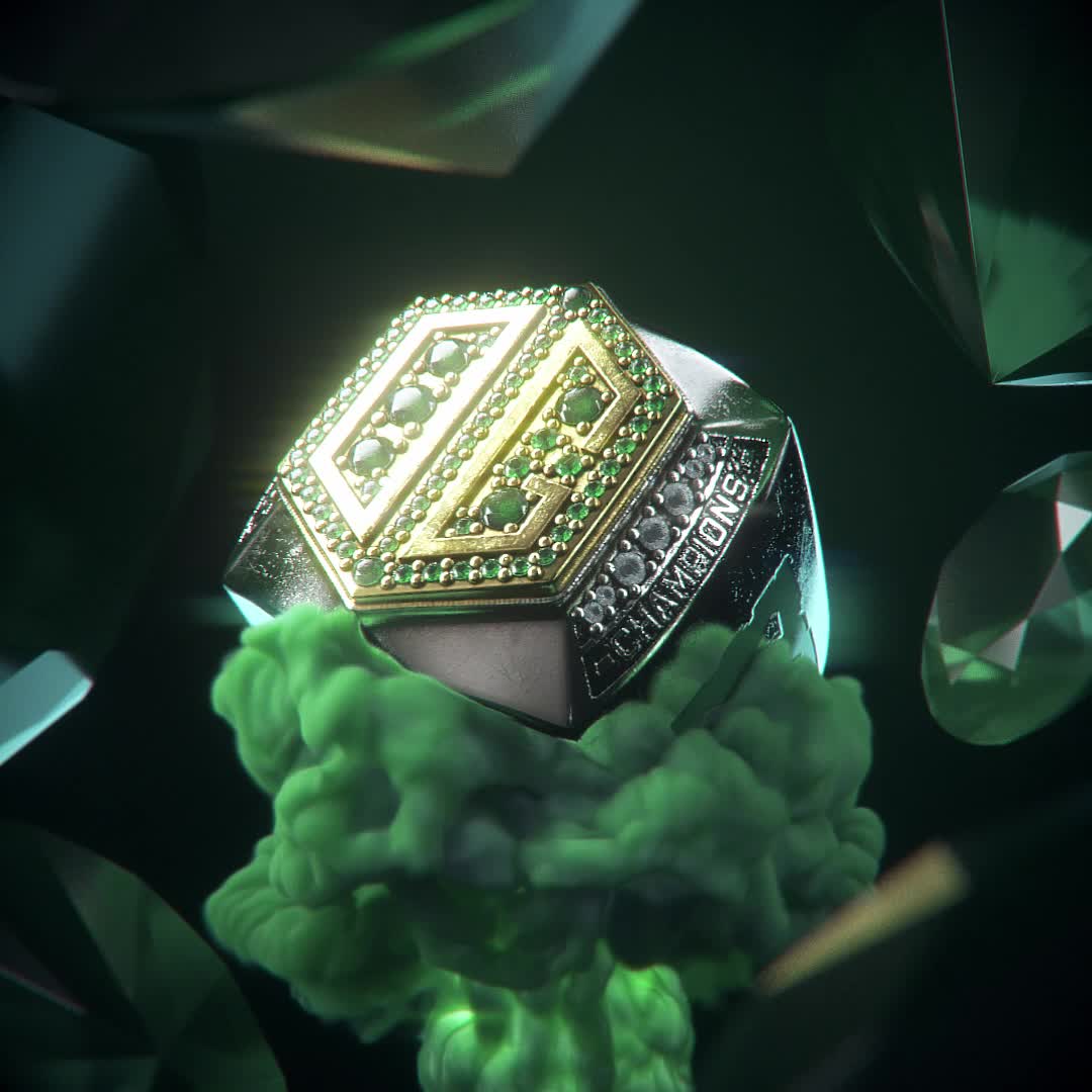 Green Dota 2 Ring