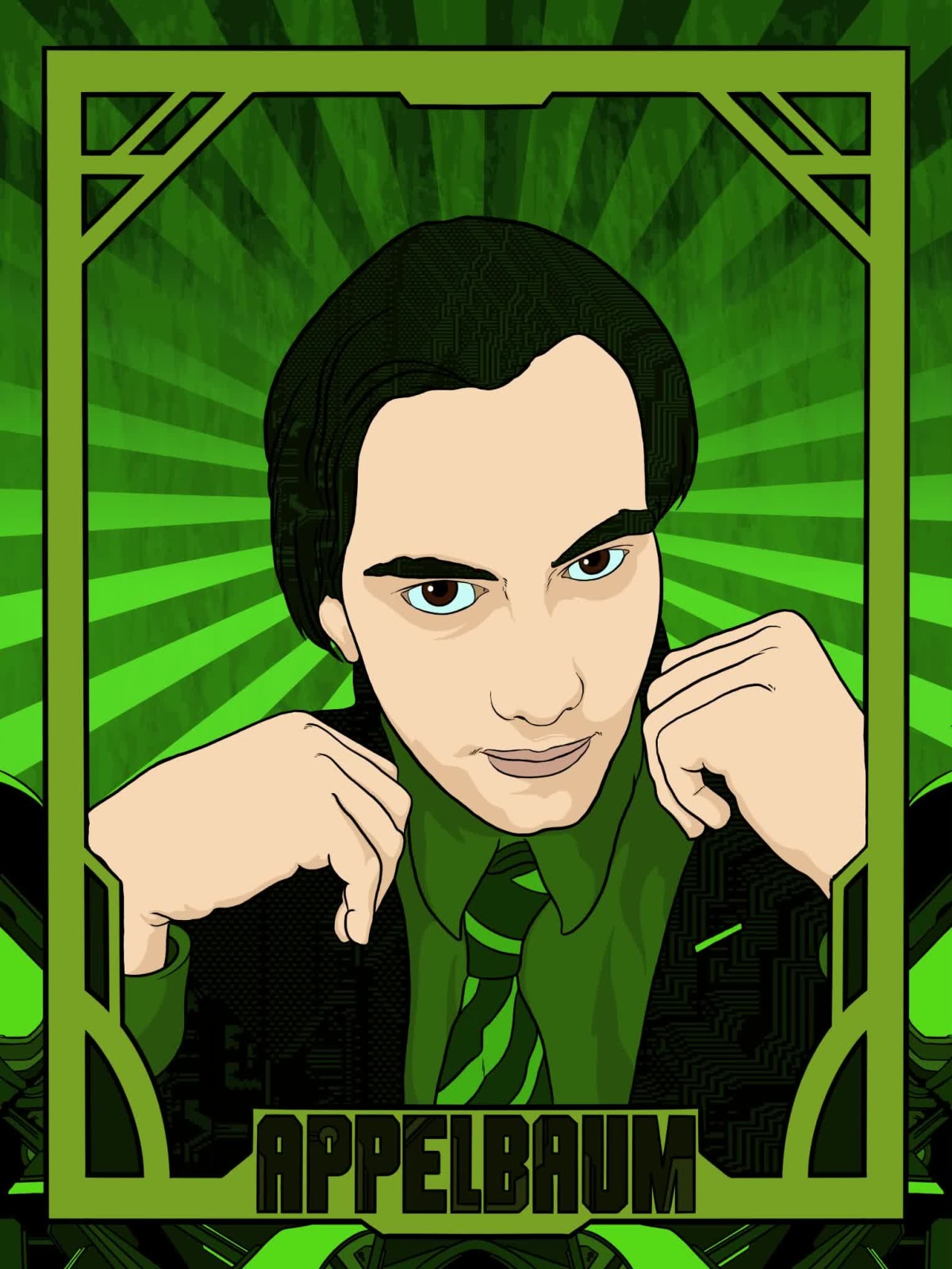Jacob Appelbaum (Hackers Green Variant)