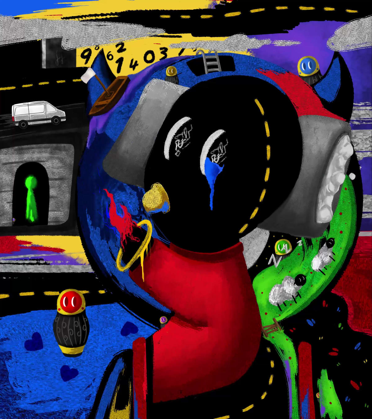 i'm protecting you from the road ahead by Odious