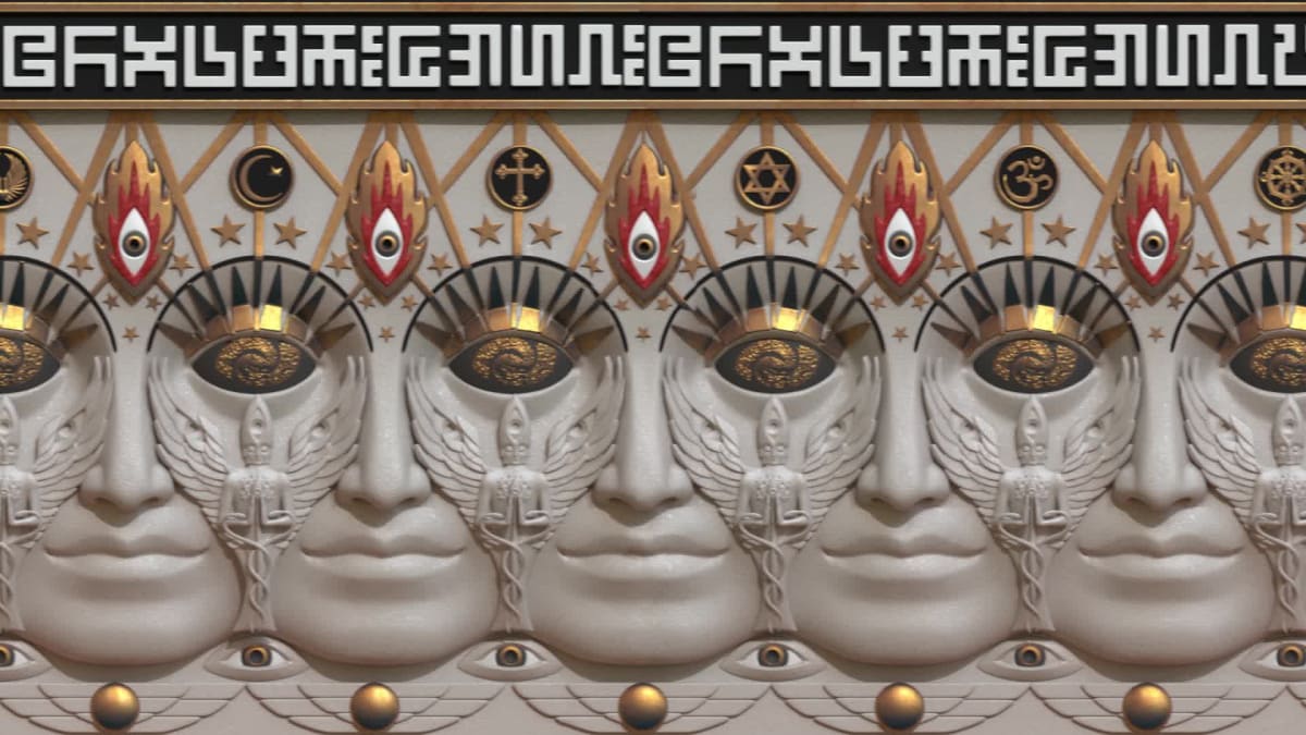 Entheon Faces (Alex Grey)
