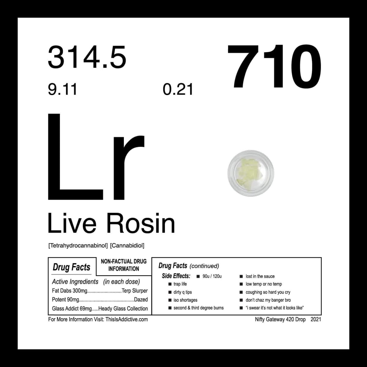 Live Rosin + Physical Art