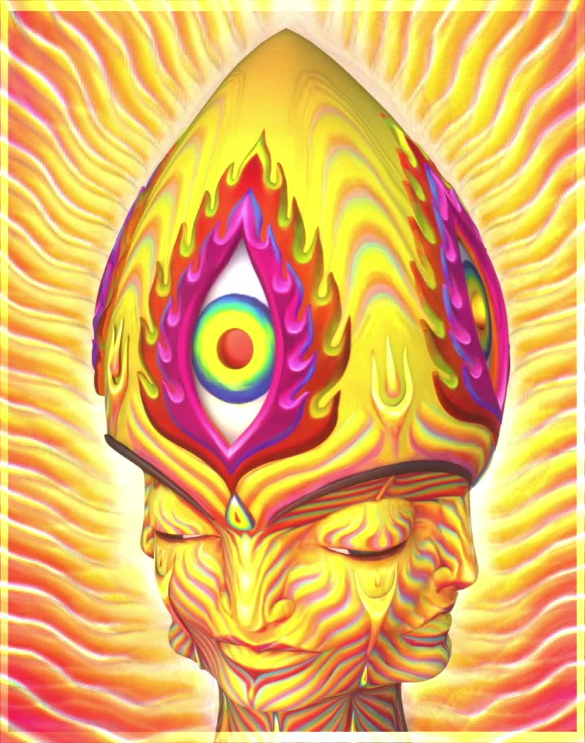 Sol Invictus - Gold (Alex Grey)