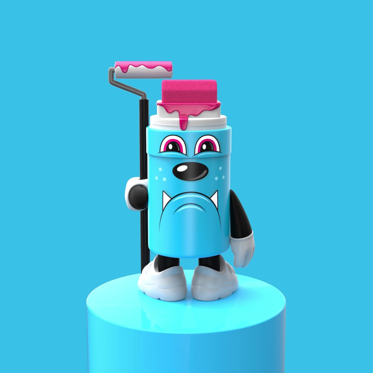 Greg Mike Marker Mascot (Color)