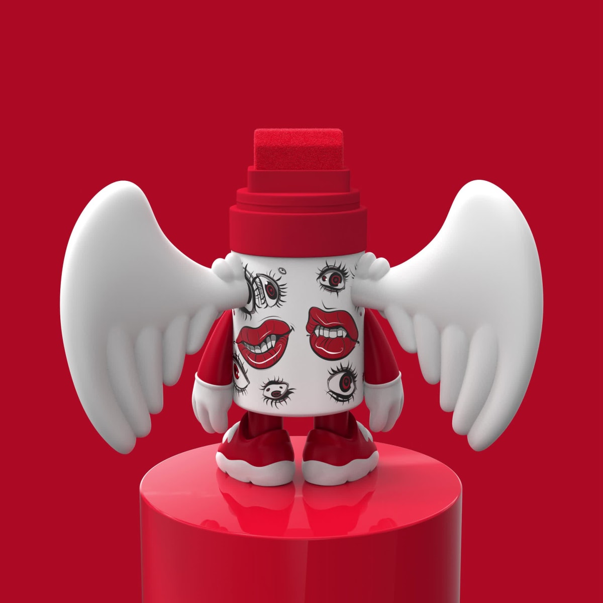 Miss Upacey Marker Mascot (Color)