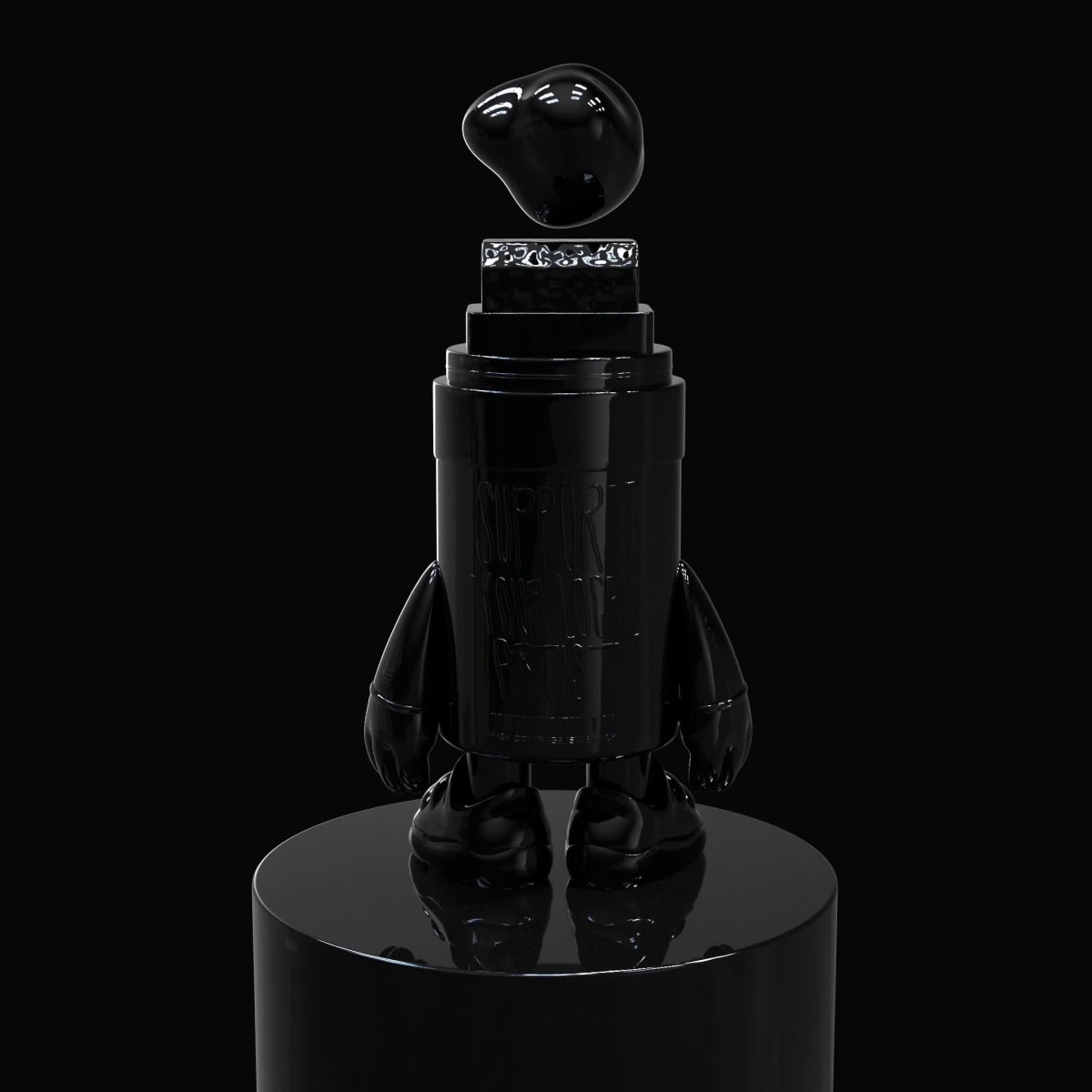 Secret Walls Marker Mascot (BLKOUT)