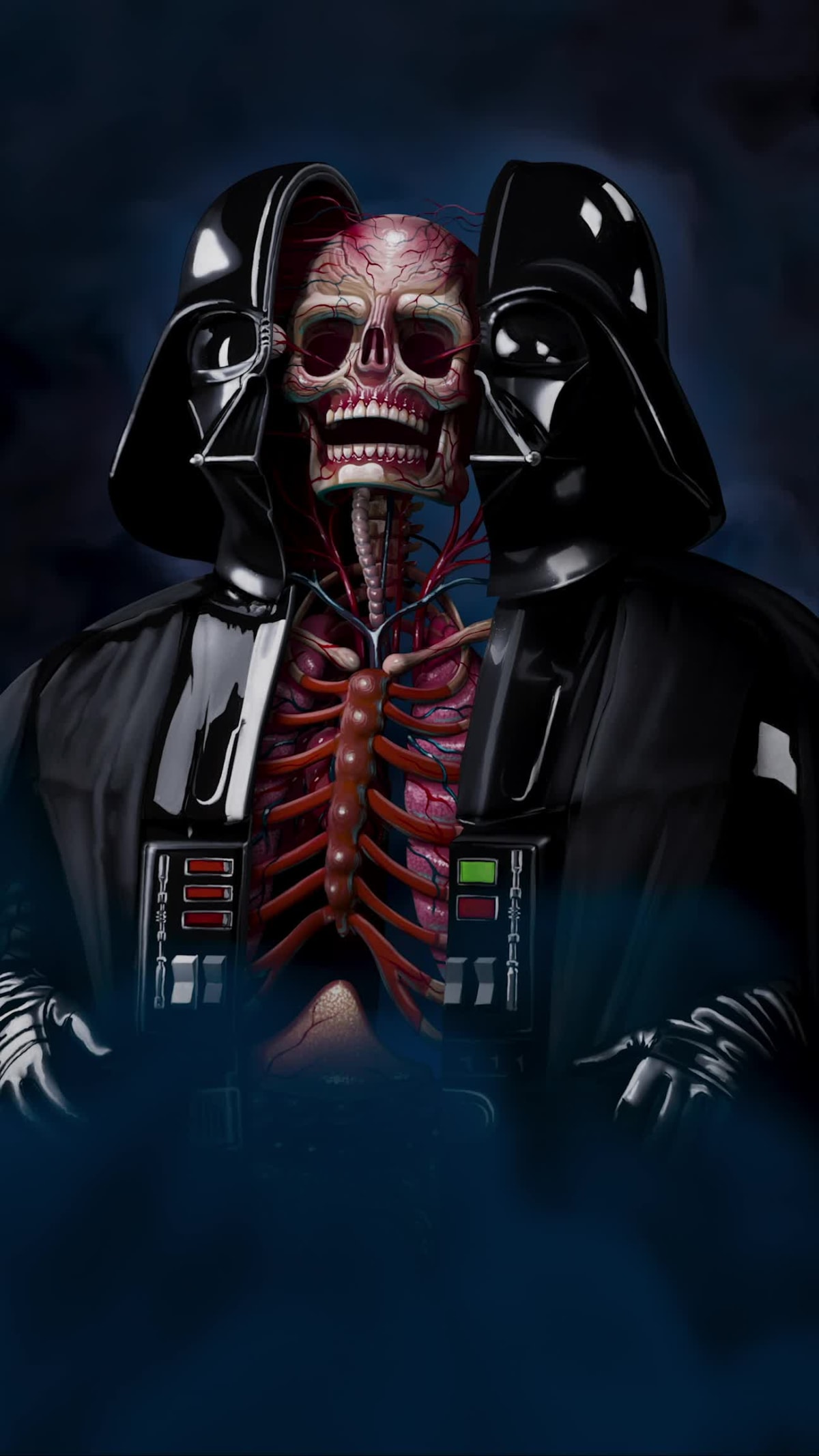Dissection of Darth Vader - Green Lightsaber (Nychos)