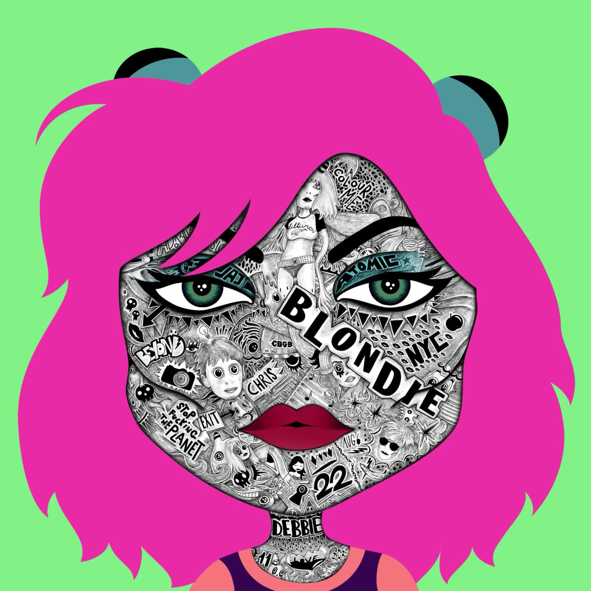 DEBBIE HARRY PUNK - PINK
