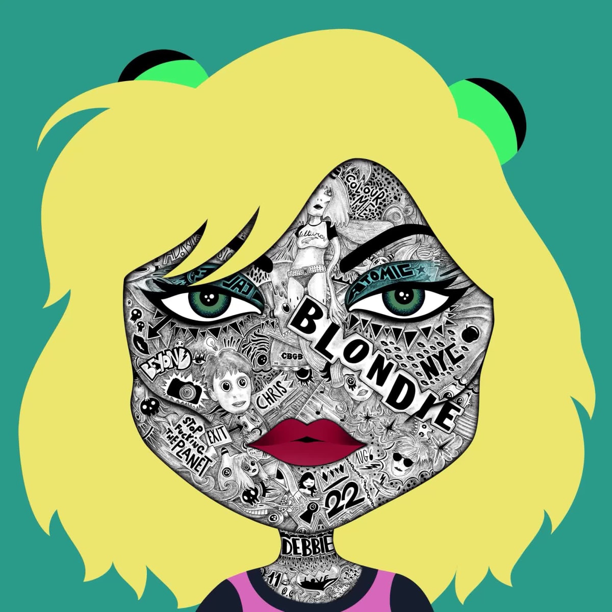 DEBBIE HARRY PUNK - YELLOW