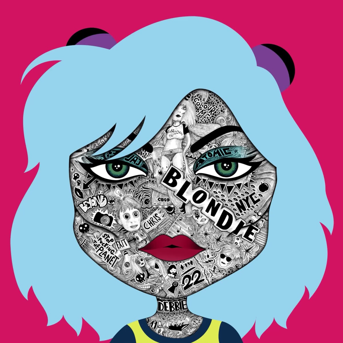 DEBBIE HARRY PUNK - BLUE
