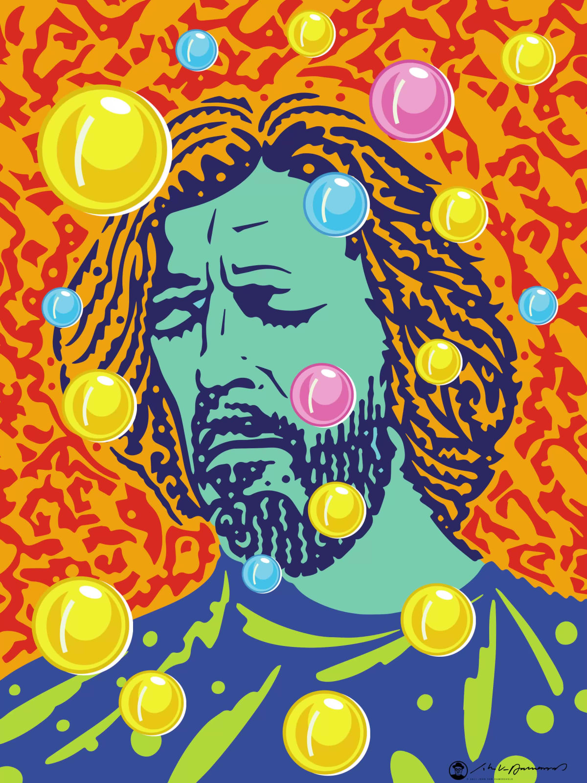 Clapton 01 Animated Artwork by John Van Hamersveld x Coldie