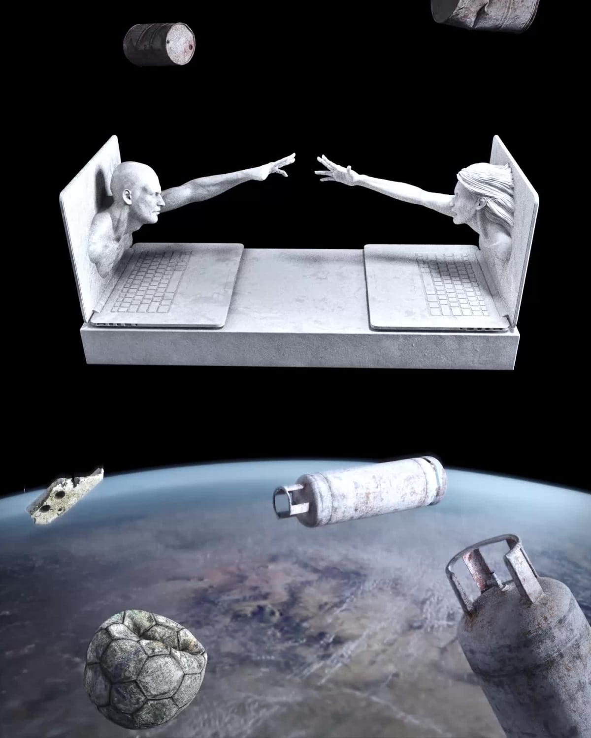 Touch Scream in Space