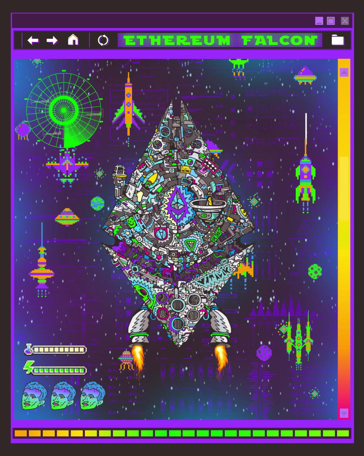 Ethereum Falcon by Young & Sick