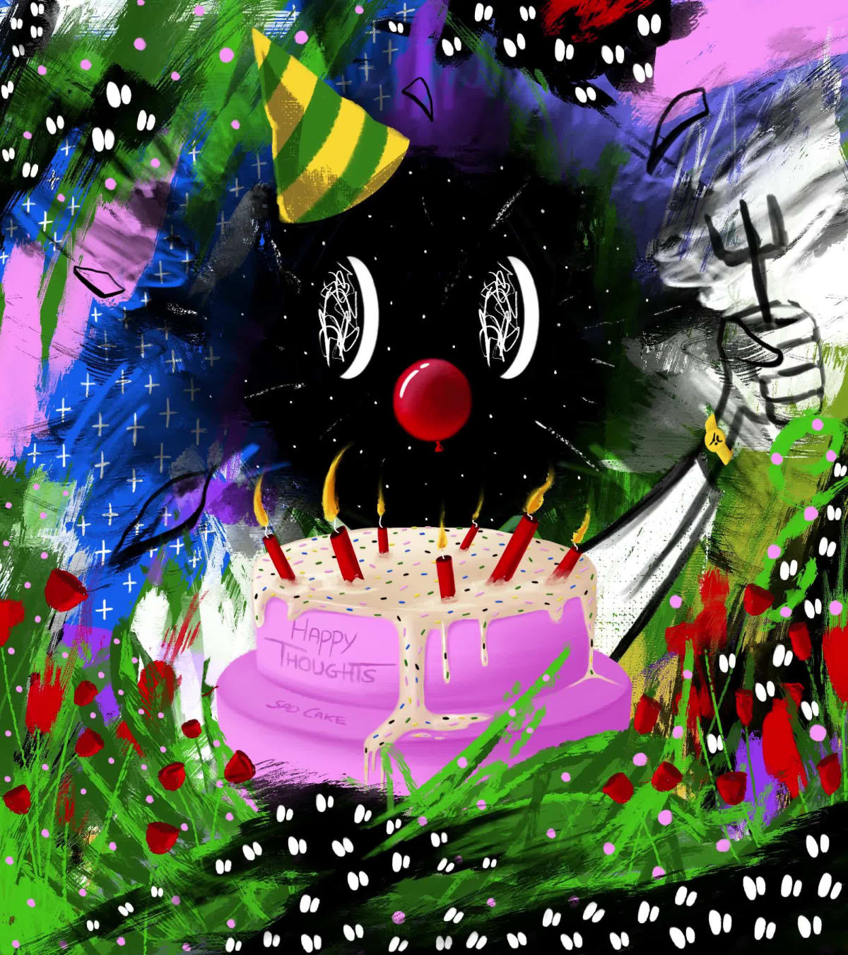 happy thoughts, sad cake