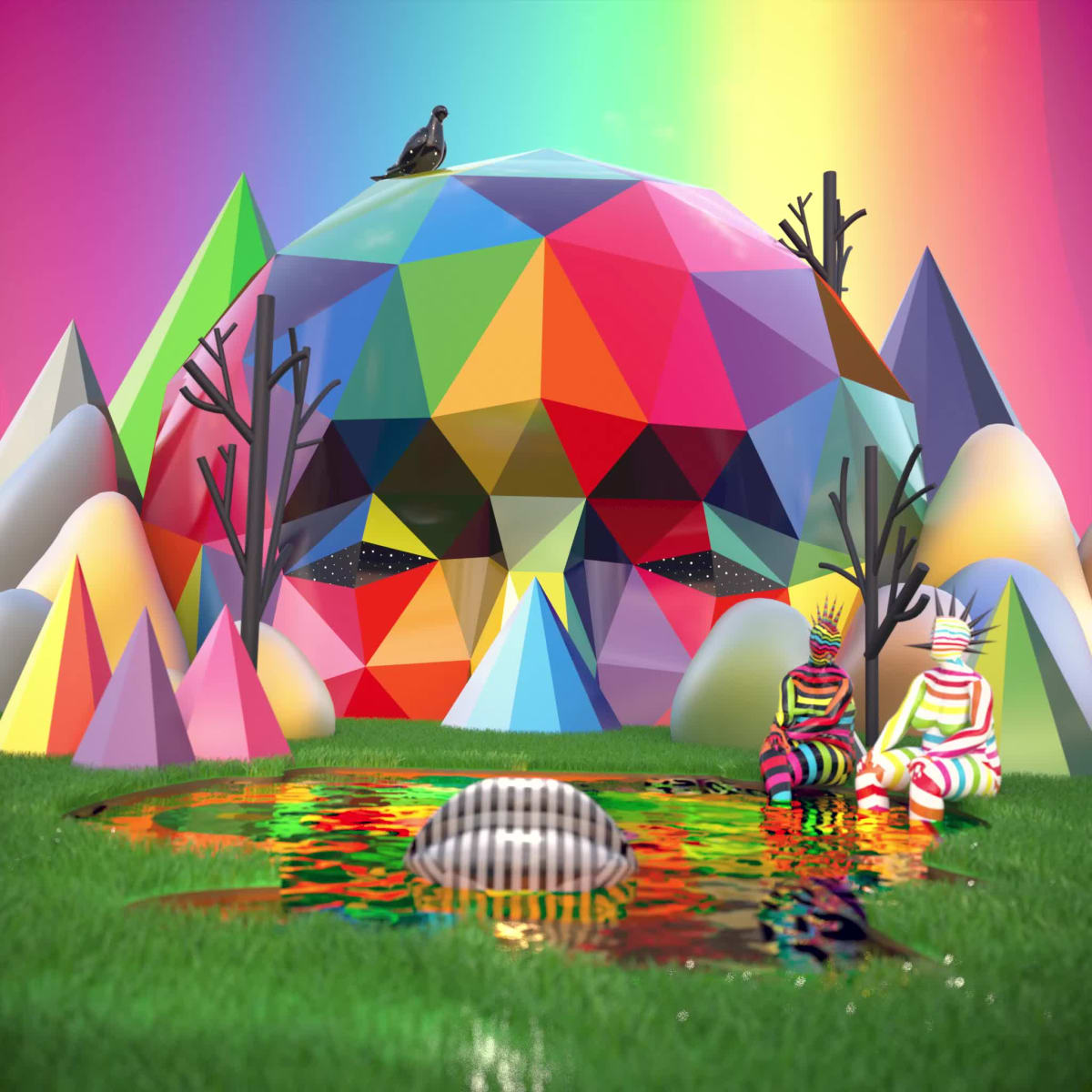 The Lake Loving The Moon