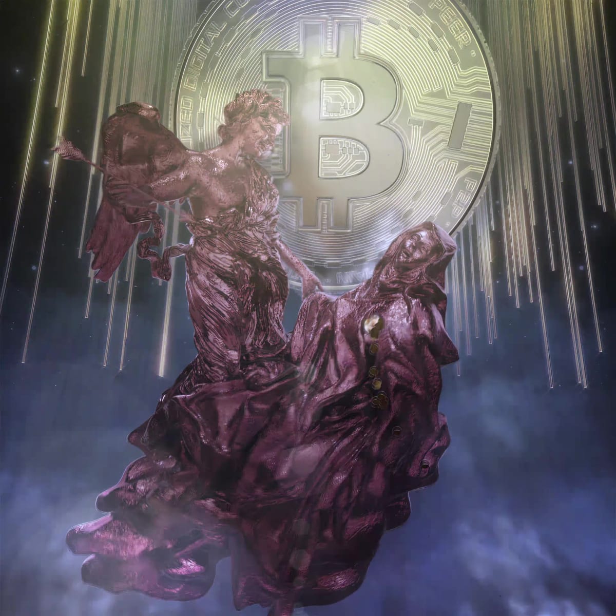 Bronze Bitcoin Angel