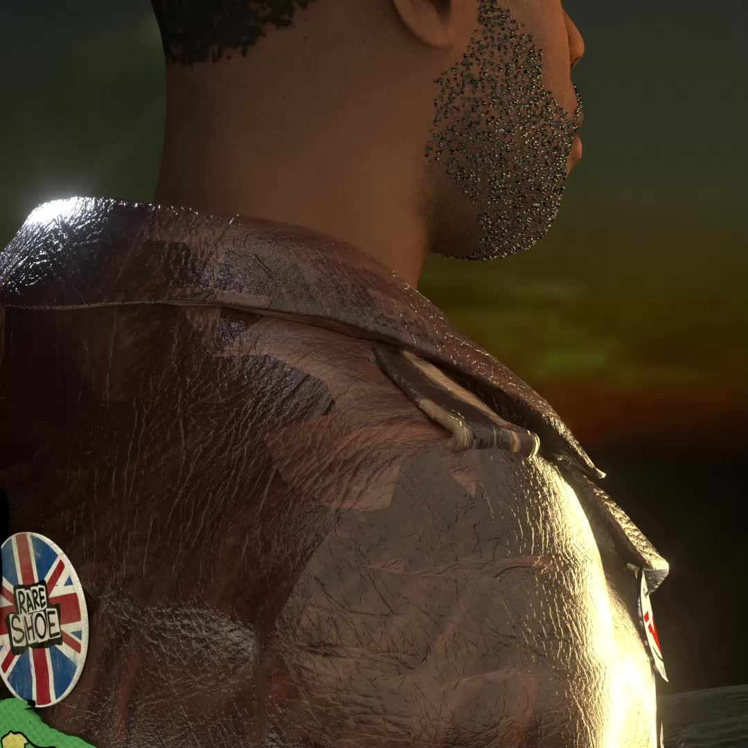 93 Punk x Rare Shoe Leather Jacket