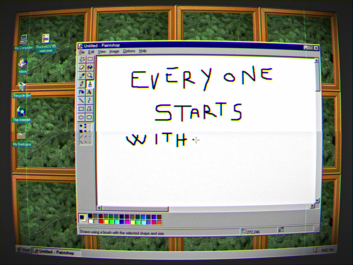 Everyone Starts With A Blank Canvas...