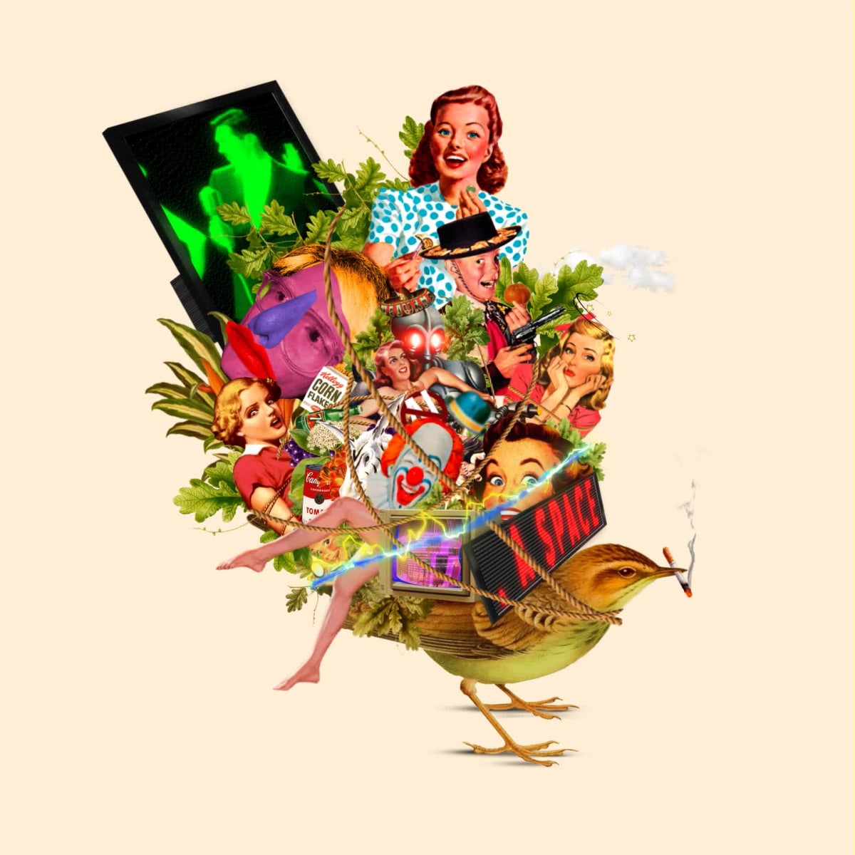 Little Bird - Retro Pop Art