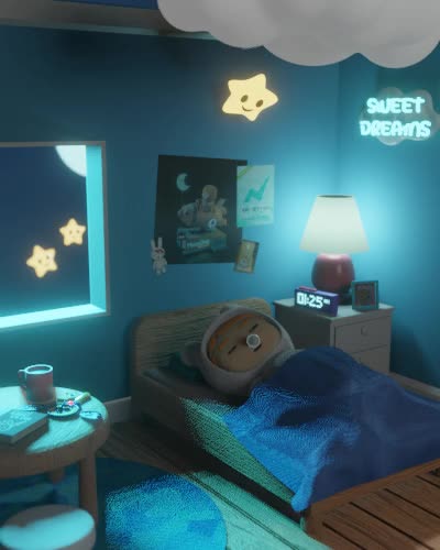 1. Sleep tight naughty baby bear