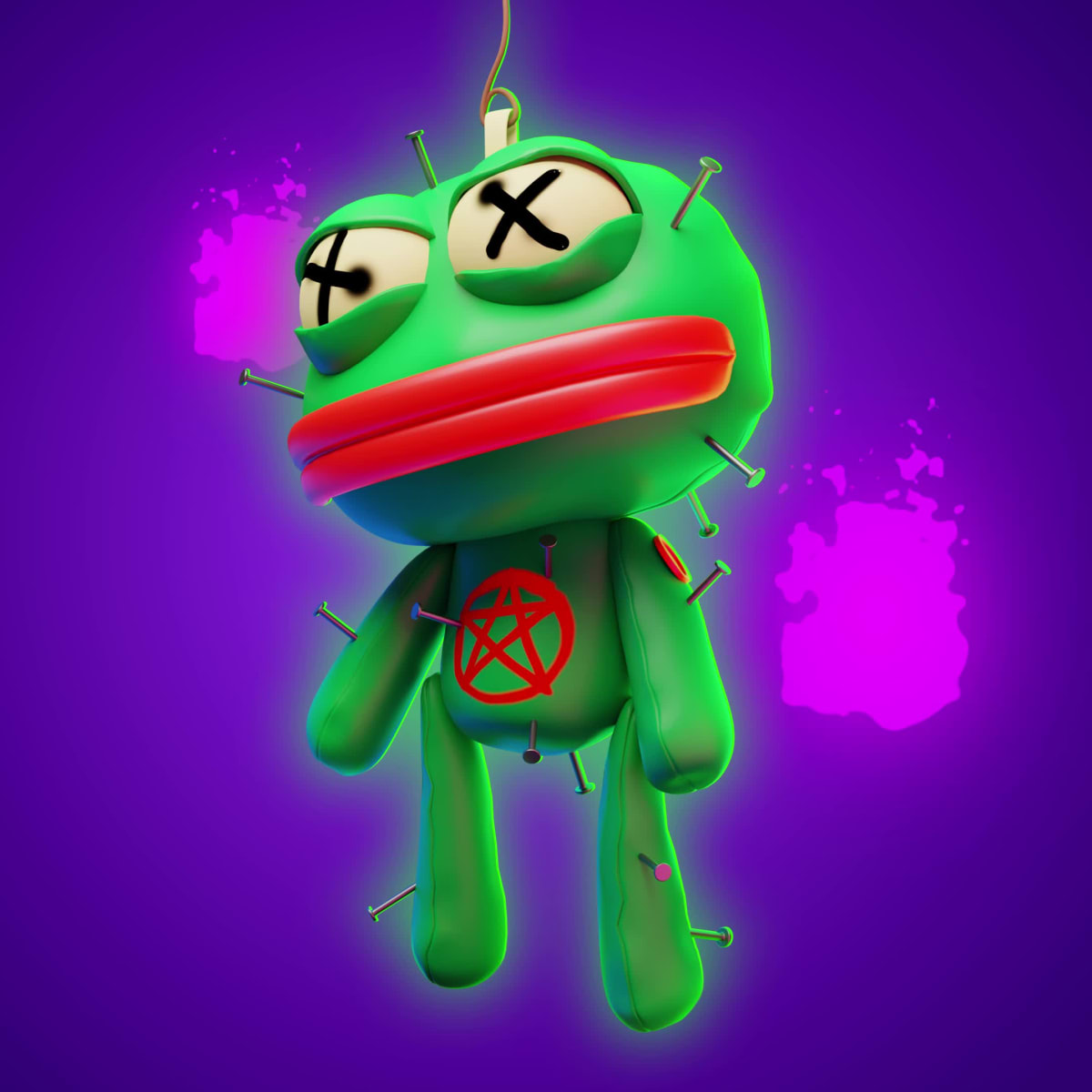 Froggy Voodoo Doll