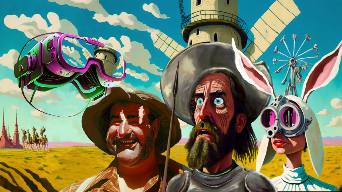'Oh Don Quijote, follow the white rabbit'