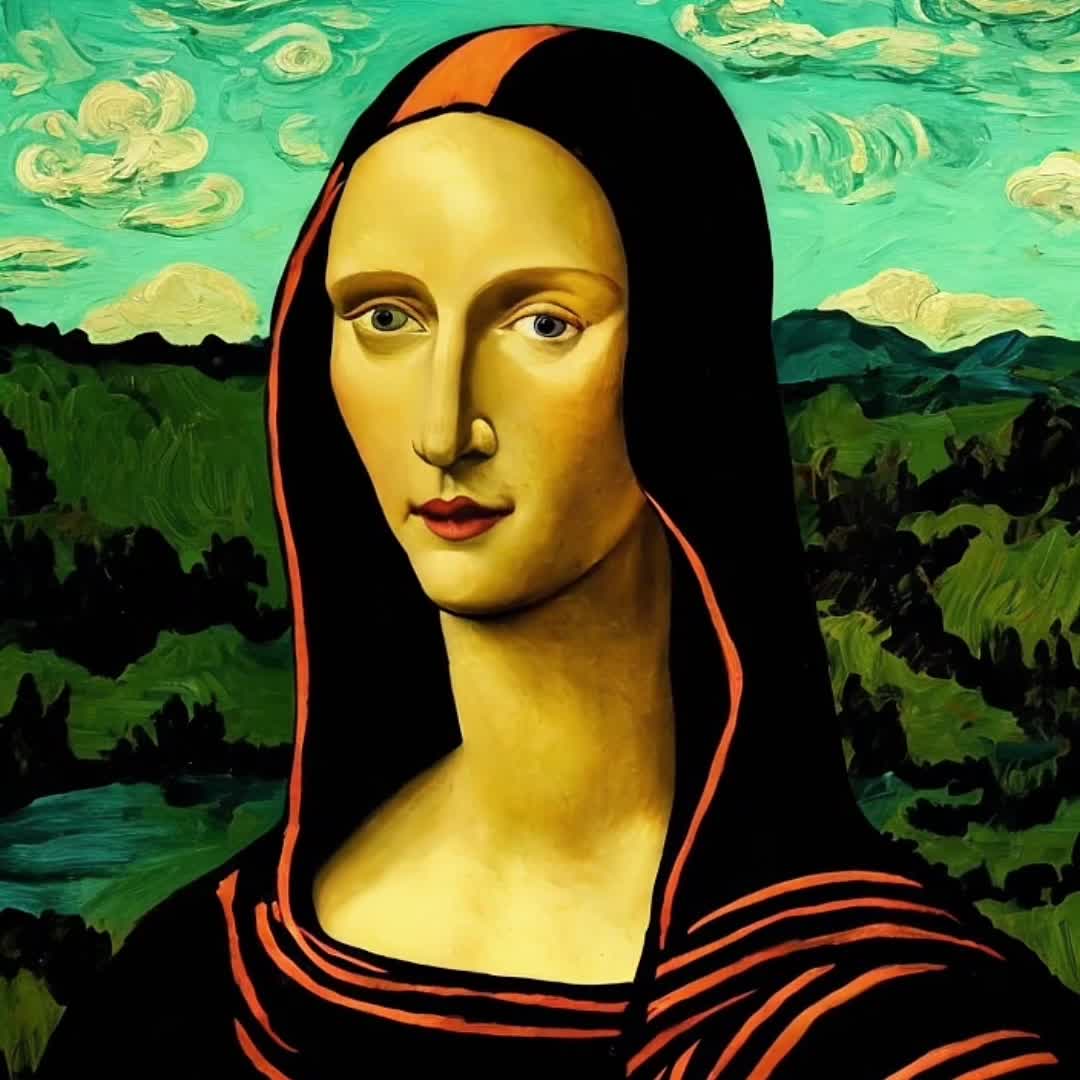 Leonardo Da Vinci Art Through Eyes Of Van Gogh