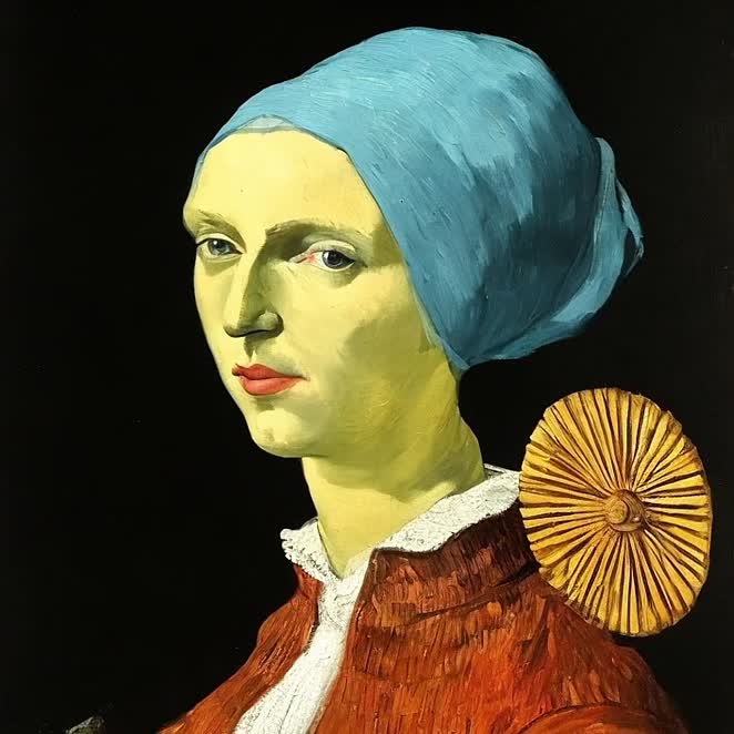 Vermeer Art Through Eyes Of Van Gogh