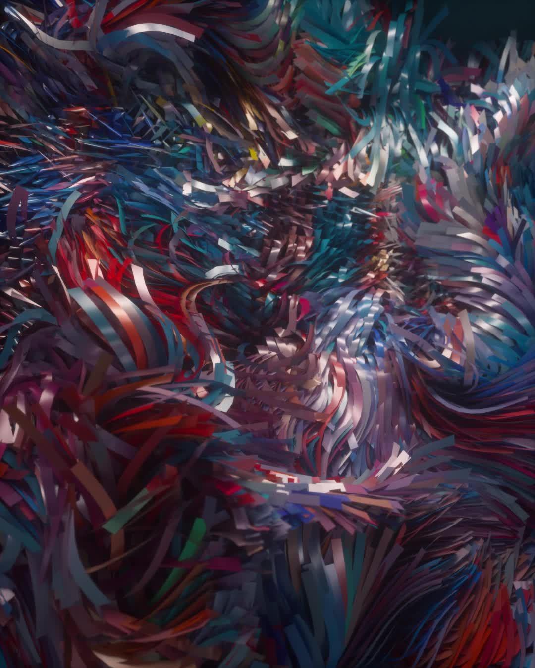 Touching Colorful Leaf