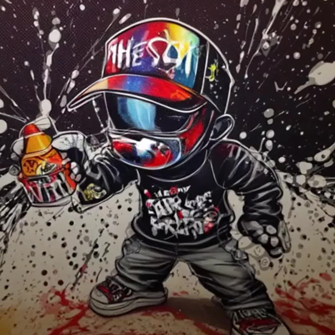 Graffiti Artist Iron Boy