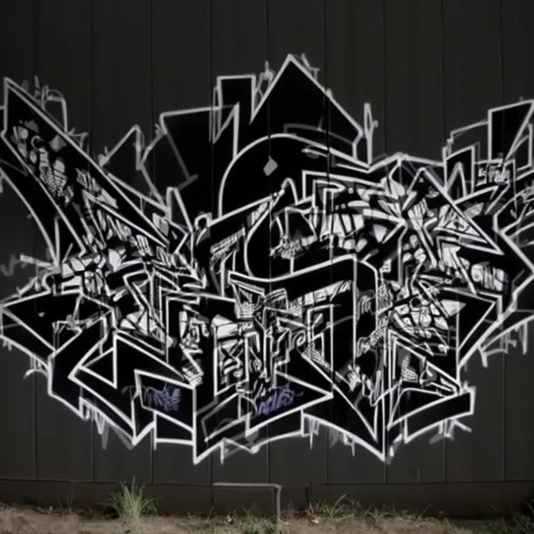 Mickey's Transformation into Graffiti