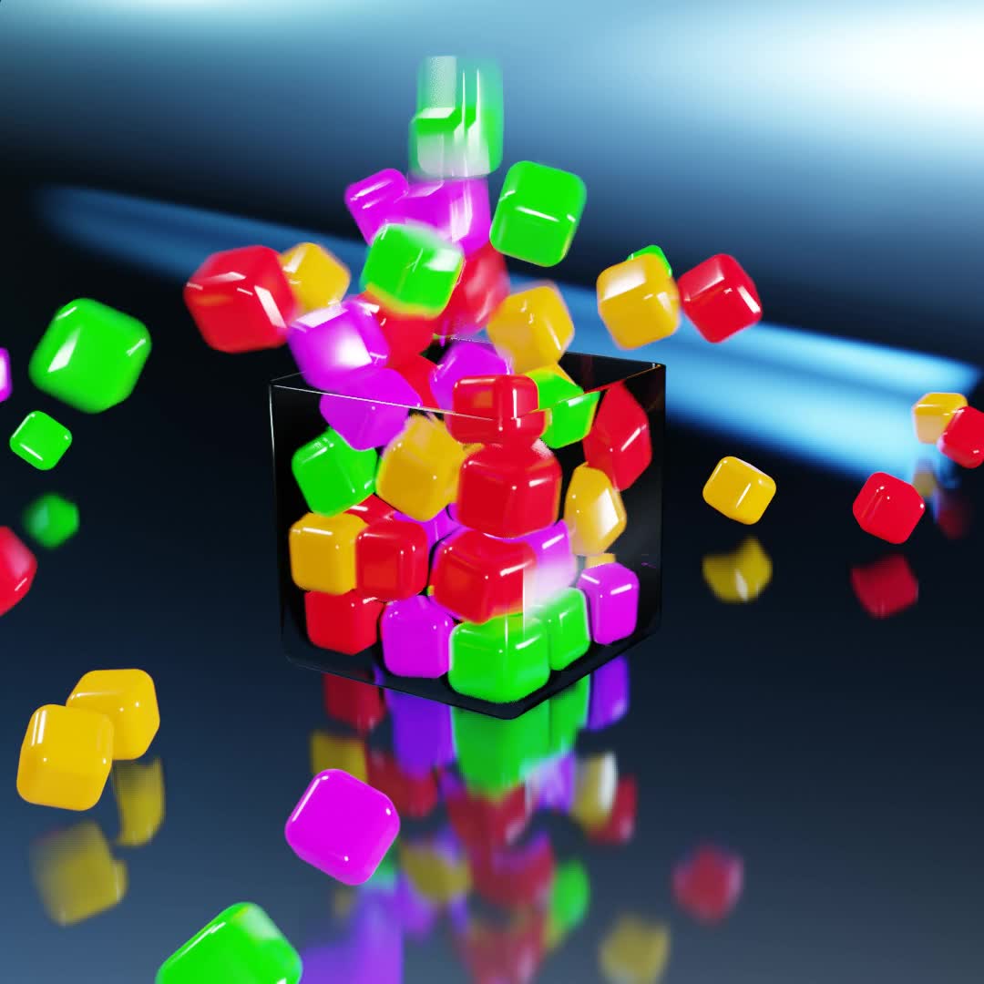 Falling Cubes