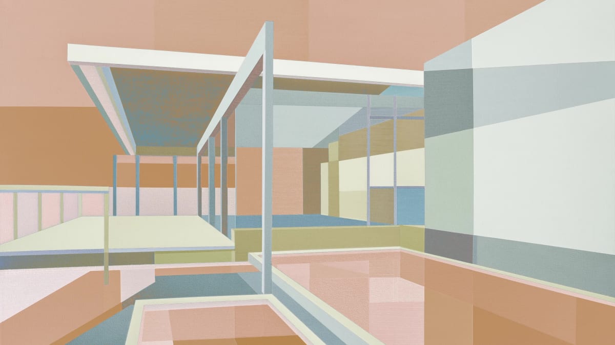 Neutra Reimagined (pencil to paint)