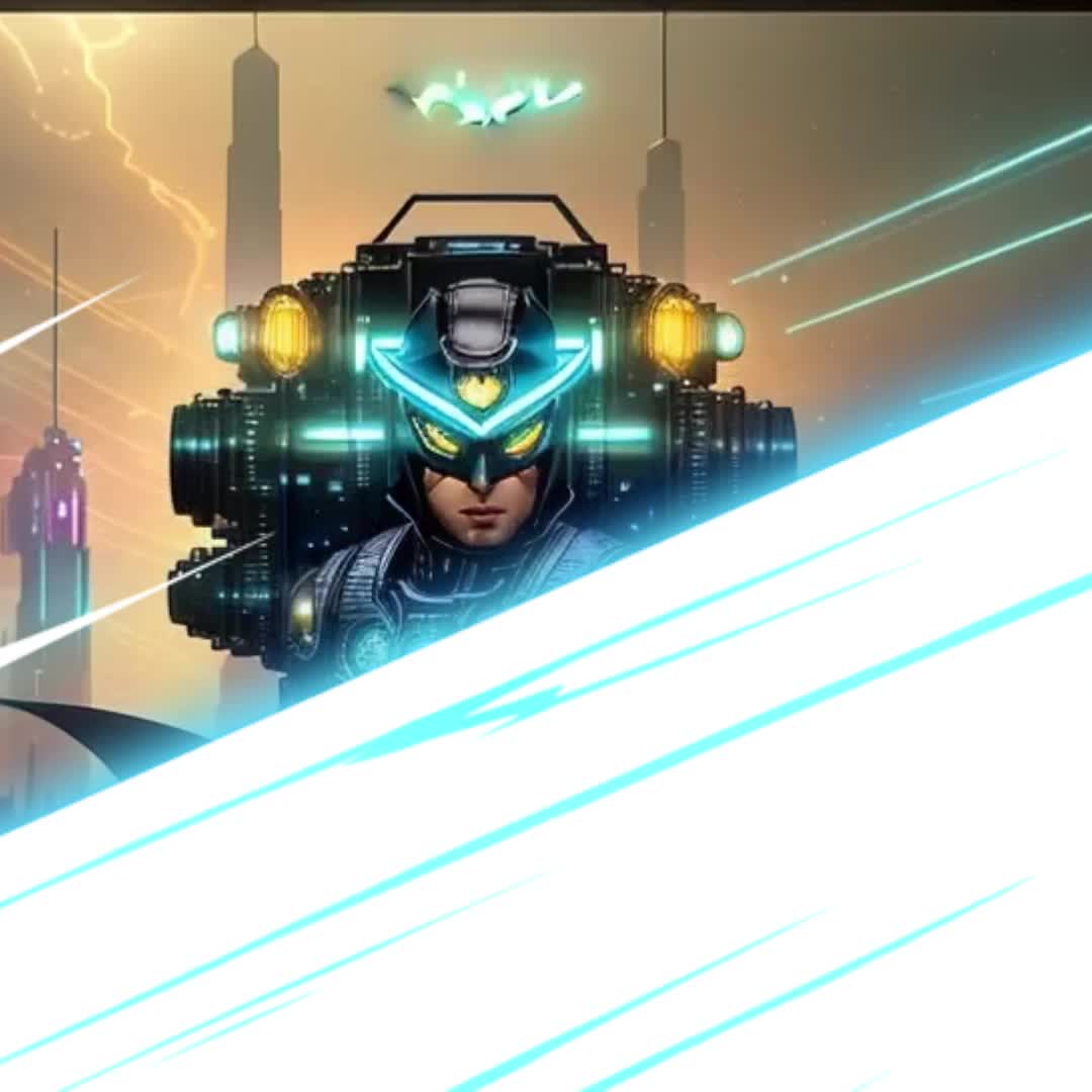 Cyber bat of cyber Street