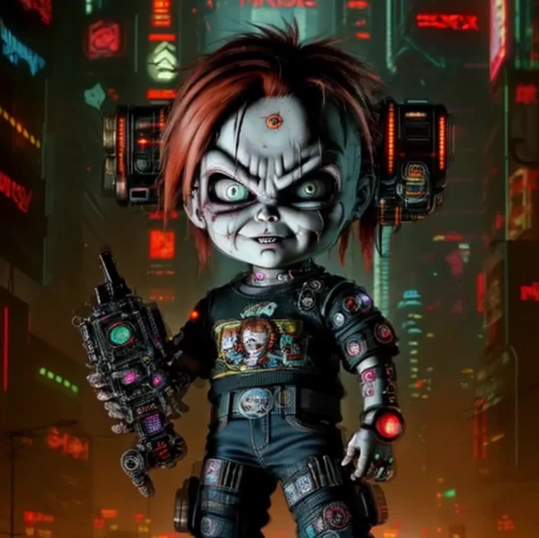 Loading the killer cyber chucky