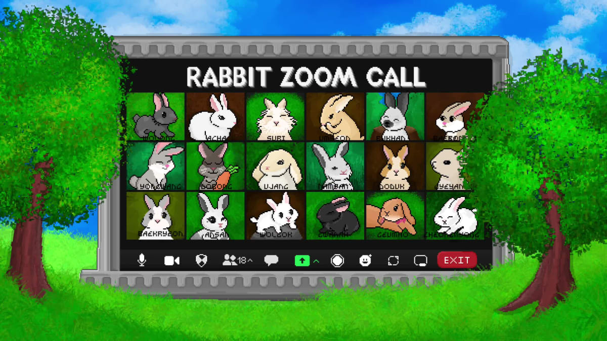 Rabbit Zoom Call By Laylay