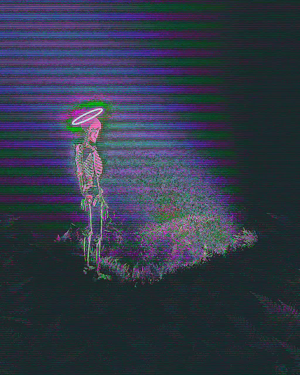 REST (glitch art death animation)