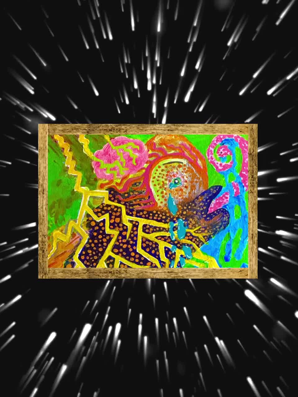 Savory Shock (1/1 Print On Canvas)