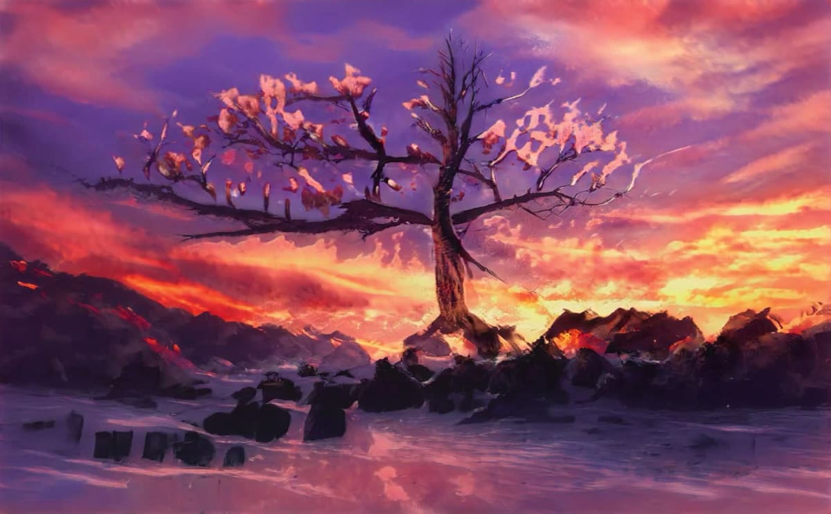 THE COLORS OF THE SUNSET