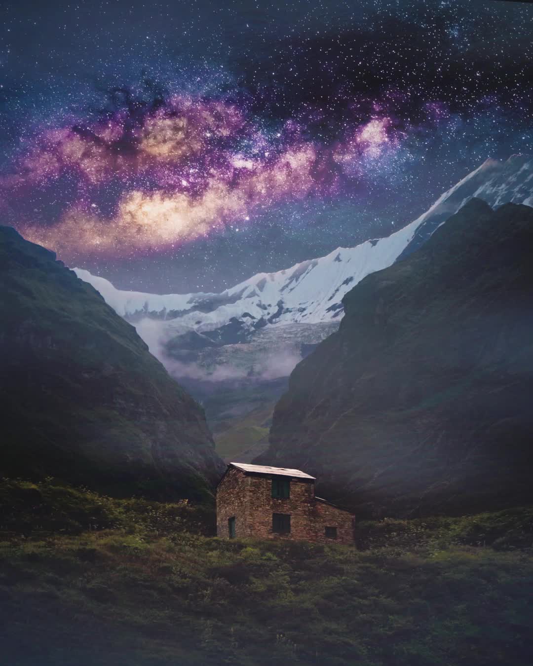 Machapuchare Night