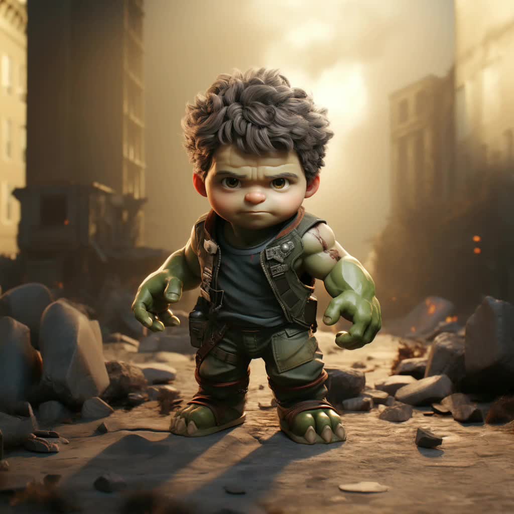 CUTE BABY HULK