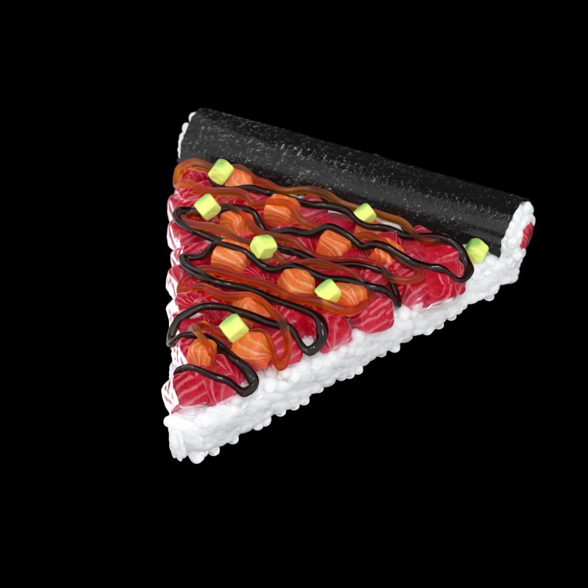 Mix Sushi Pizza #78
