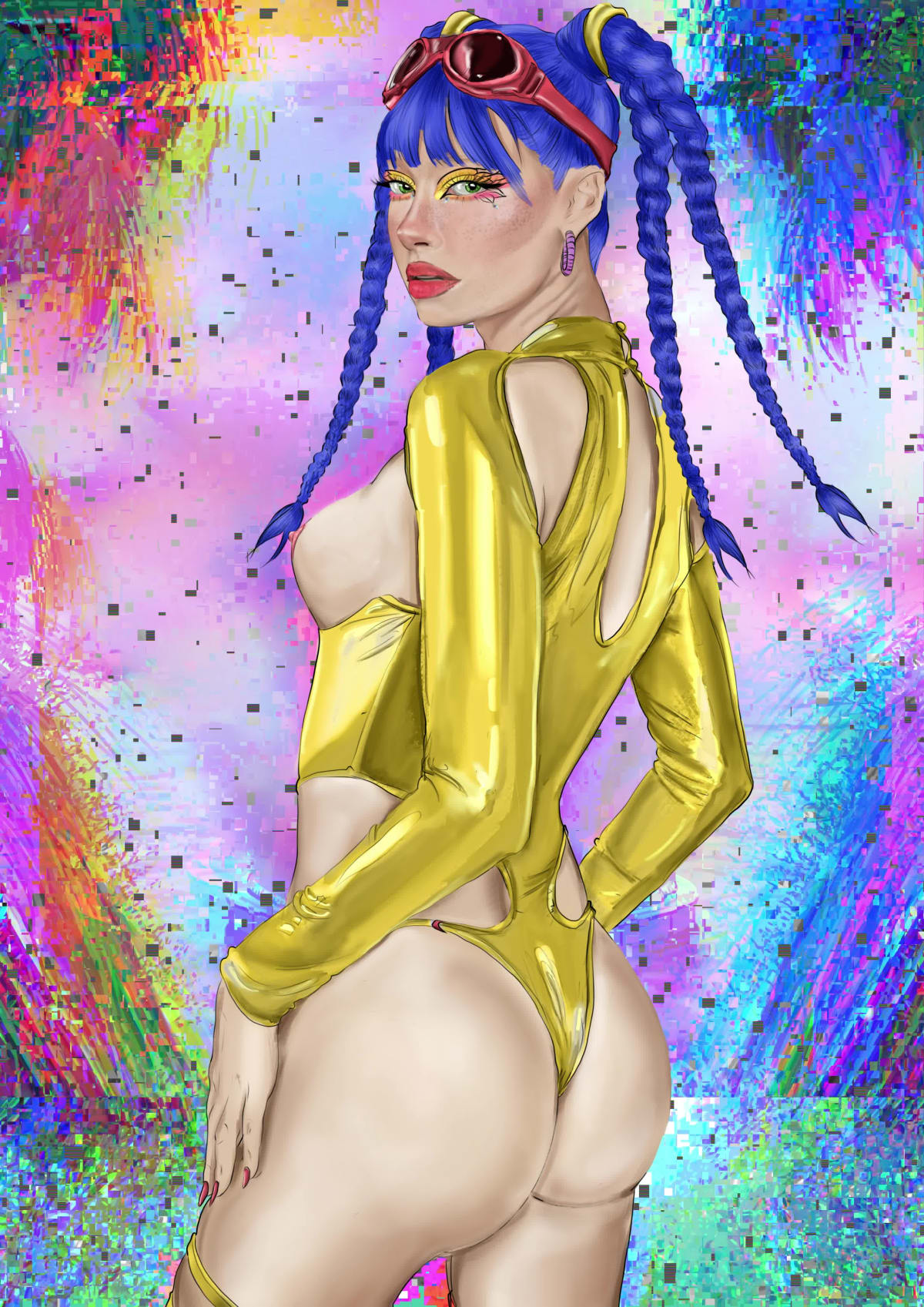 Dance of Colors: Digital Dreams