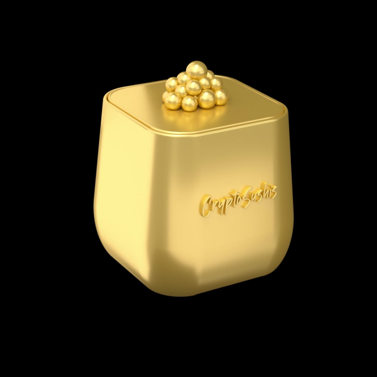 Gold Lux Sushi Box #90