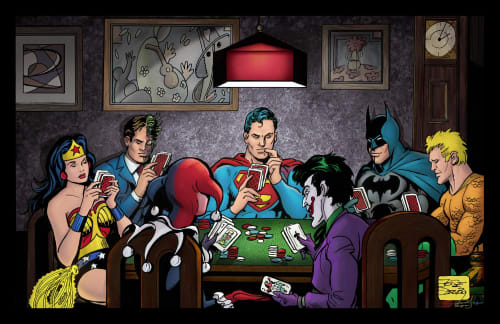 Heroes Playing Poker