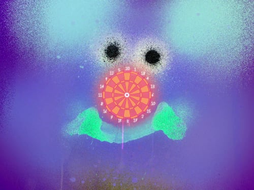 SHARP DARTS - Jon Burgerman