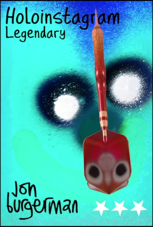 Holoinstagram Legendary by Jon Burgerman