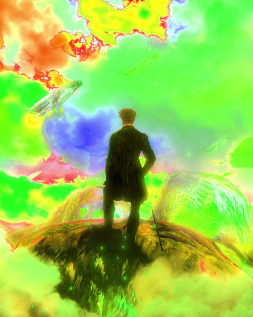 Wanderer above the Sea of Whales