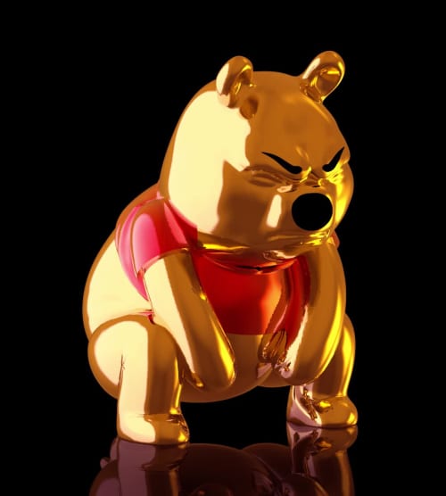 GOLD POOHPOOH